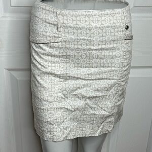 Golfino Ladies PRINTED SKORTS White Sz 2